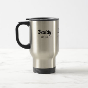 Caneca de viagem de café do Novo papai Dia de os