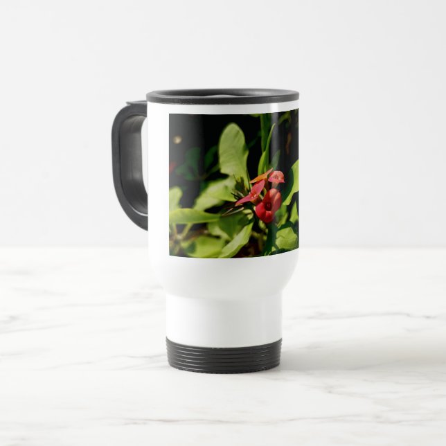 Caneca de Viagem de Café para Amantes da Natureza (Frente Esquerda)