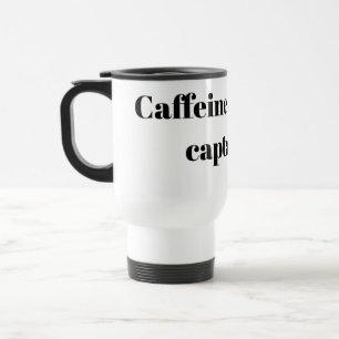 Caneca de viagem de cafeína