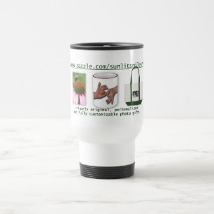 Caneca de viagem de Cartão de visita de SunlitSmi