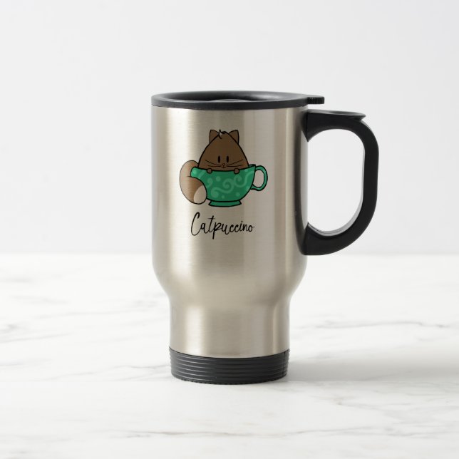 Caneca de viagem de Catpuccino (Direita)