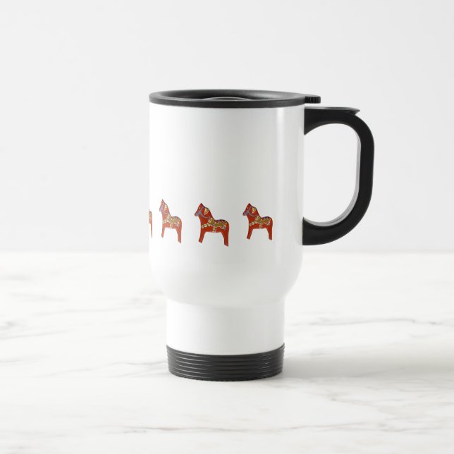 Caneca de viagem de Cavalo de Dala (Direita)