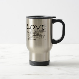 Caneca de viagem de Colossians 3 do amor