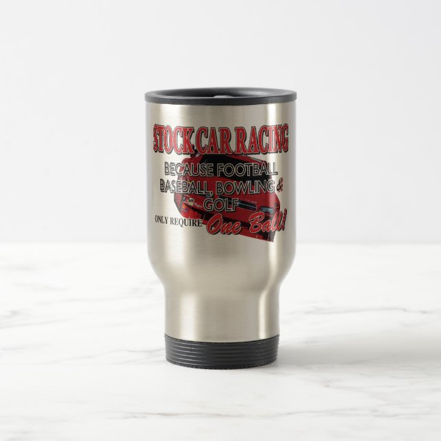 Caneca de viagem de corridas de carros (Centro)