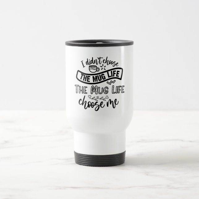 Caneca de viagem de Cotação de Vida Mug (Centro)