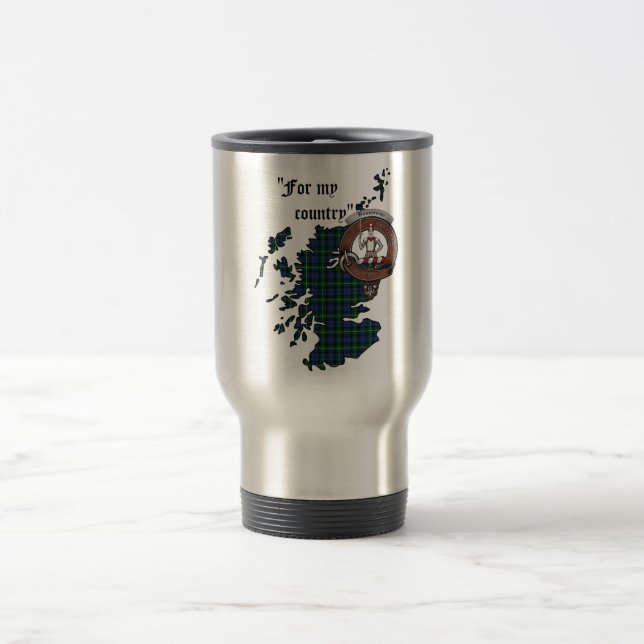 Caneca de viagem de Crachá de Bannerman Clan (Centro)
