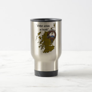 Caneca de viagem de Crachá de Clã Barclay