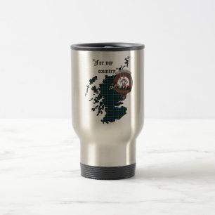 Caneca de viagem de Crachá do Bannerman Clan