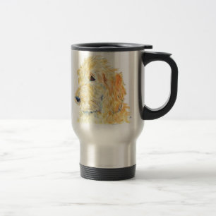Caneca de viagem de creme de Labradoodle #2