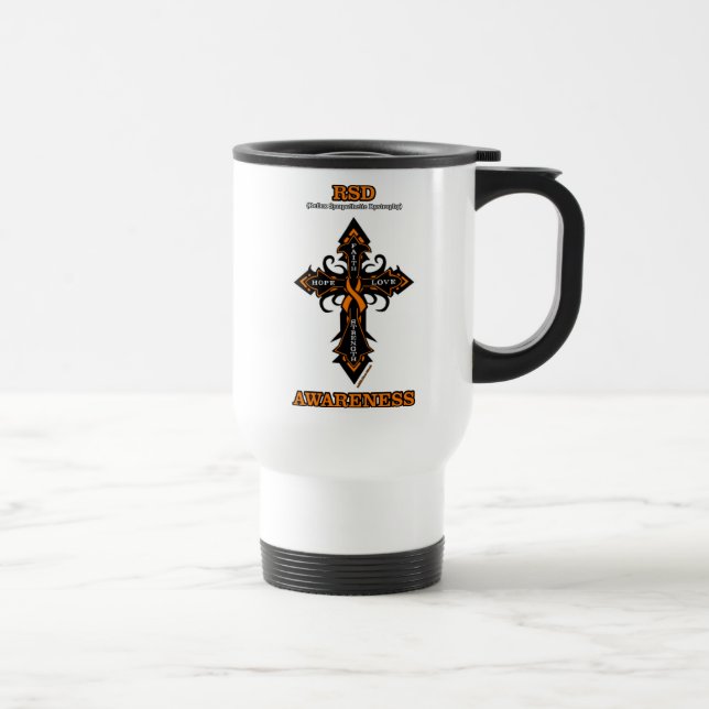 Caneca de viagem de cruzamento/conscientização...R (Direita)