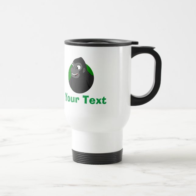 Caneca de viagem de desenhos personalizados de gor (Direita)