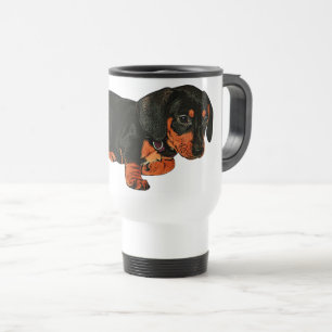 Caneca de viagem de Design de Dachshund
