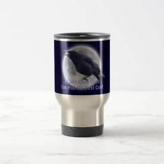 CANECA DE VIAGEM de Dia das Bruxas de Lua Negra