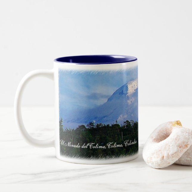 Caneca de viagem de EL Nevado del Tolima Colômbia (Com Donut)