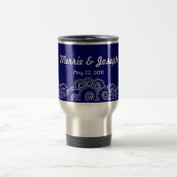 Caneca de viagem de encantamento branca dos