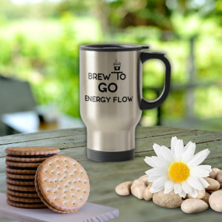 Caneca de viagem De Fluxo De Energia De na moda Le