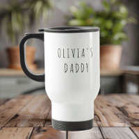Caneca de viagem de Fotografias do Pai Personaliza