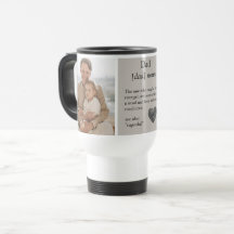 Caneca de viagem de fotos personalizadas de defini