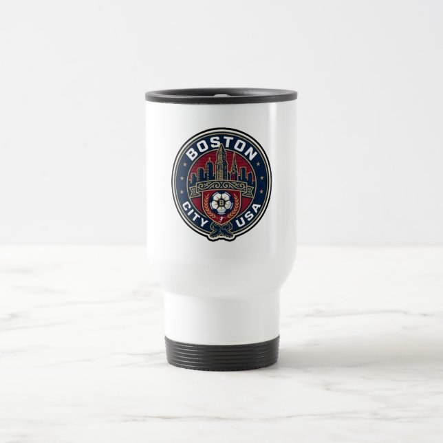 Caneca de Viagem de Futebol de Boston Caneca de Ca (Centro)