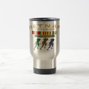 Caneca de viagem de Guerreiros Veteranos do Vietn