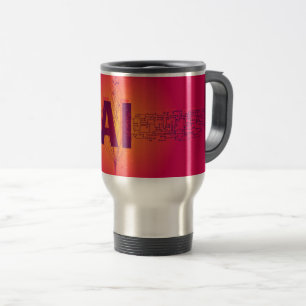 CANECA DE VIAGEM de Inteligência Artificial AI