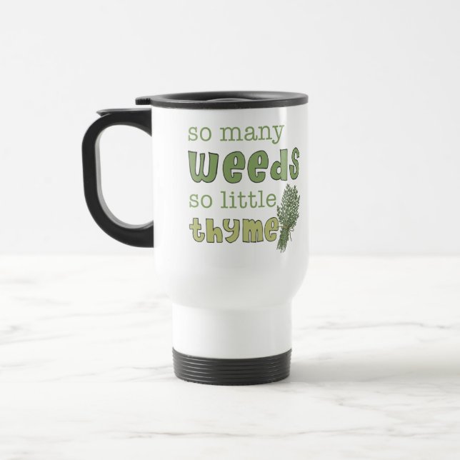 Caneca de viagem de jardinagem engraçada de tão (Esquerda)