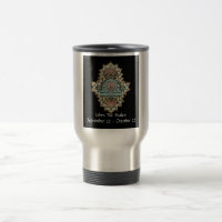Caneca de viagem de Khamsa do Libra