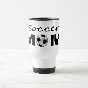 Caneca de Viagem de Mãe de Futebol
