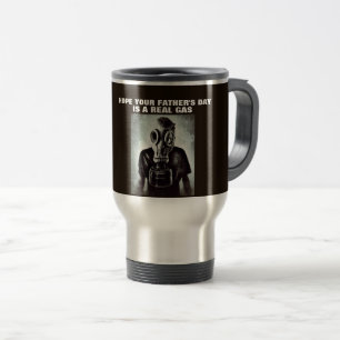 CANECA DE VIAGEM DE MÁSCARA GÁS dia de os pais