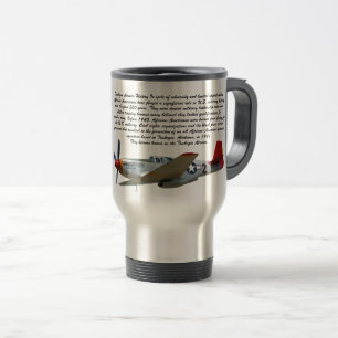 Caneca de viagem DE MOEDAS AÉREAS TUSKEGEE