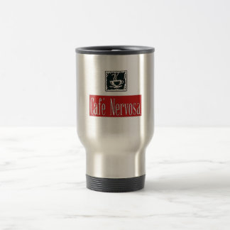 Caneca de viagem de Nervosa do café