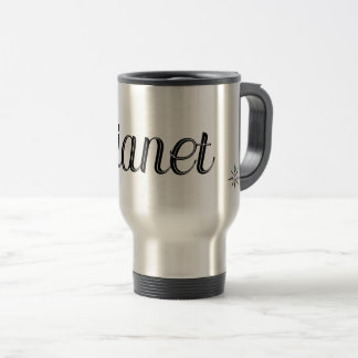 Caneca de viagem de Nome Personalizável