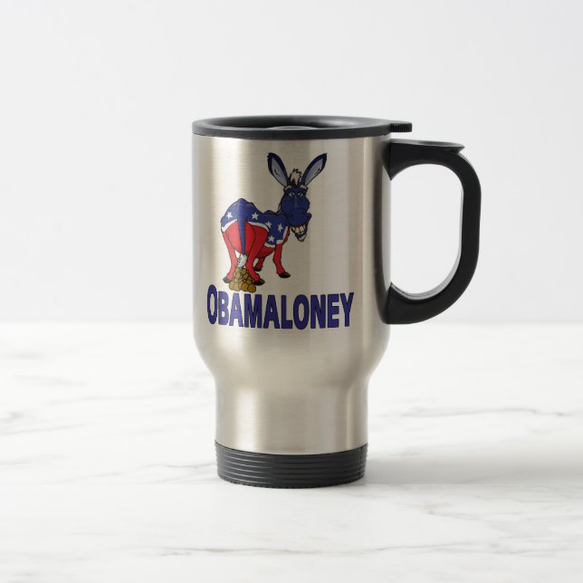 Caneca de viagem de Obamaloney (Direita)
