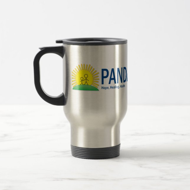 Caneca de viagem de .org da rede das PANDAS - (Esquerda)