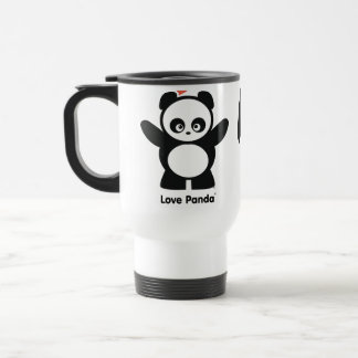 Caneca de viagem de Panda® do amor