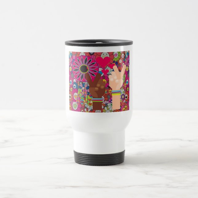 Caneca de viagem de paz (Centro)
