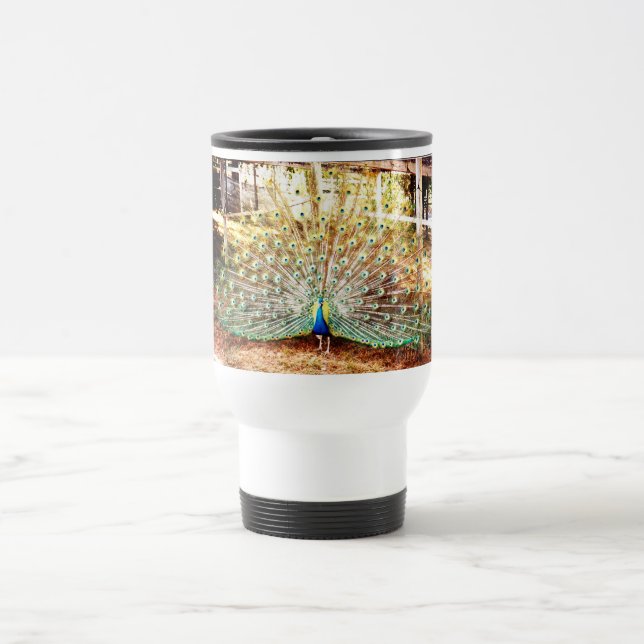 Caneca de viagem de Peacock (Centro)
