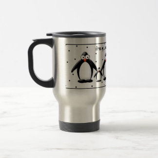 CANECA DE VIAGEM DE PENGUIM, ESTÁ TUDO BEM, CERTO?