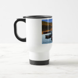 Caneca de viagem de pesca ida