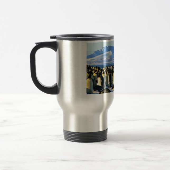 Caneca de viagem de pinguim (Esquerda)