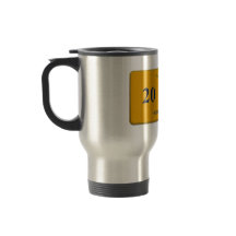 Caneca de viagem de Placa de Licença do Alaska