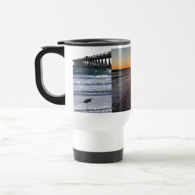 Caneca de viagem de praia (Esquerda)