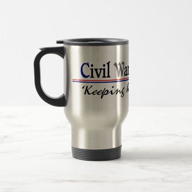 Caneca de viagem de Reenactor da guerra civil (Esquerda)
