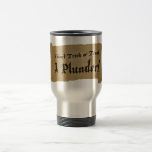 Caneca de viagem de saqueador de pirata do Hallowe