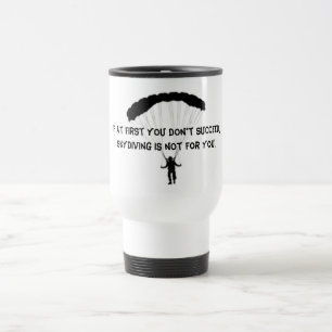 Caneca de viagem de Skydiving