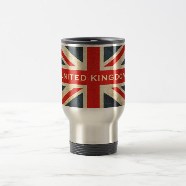 Caneca de viagem de Union Jack Reino Unido do (Centro)