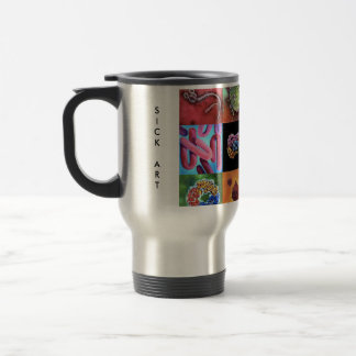 Caneca de viagem de Vírus de Aço Inoxidável de 15