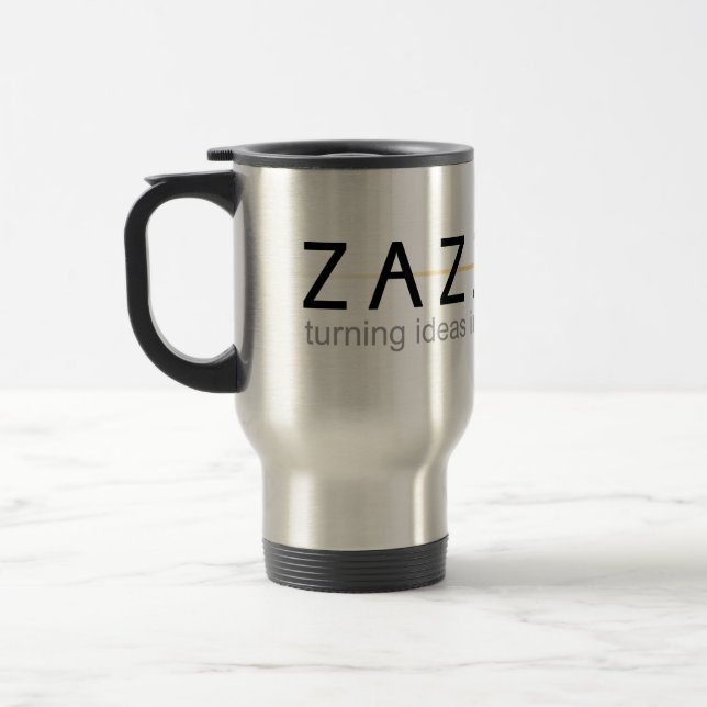 Caneca de viagem de Zazzle (Esquerda)