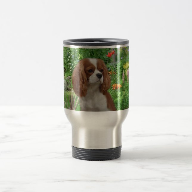 Caneca de viagem descuidado do Spaniel de rei (Centro)