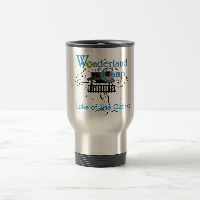Caneca de viagem do acampamento do país das (Centro)